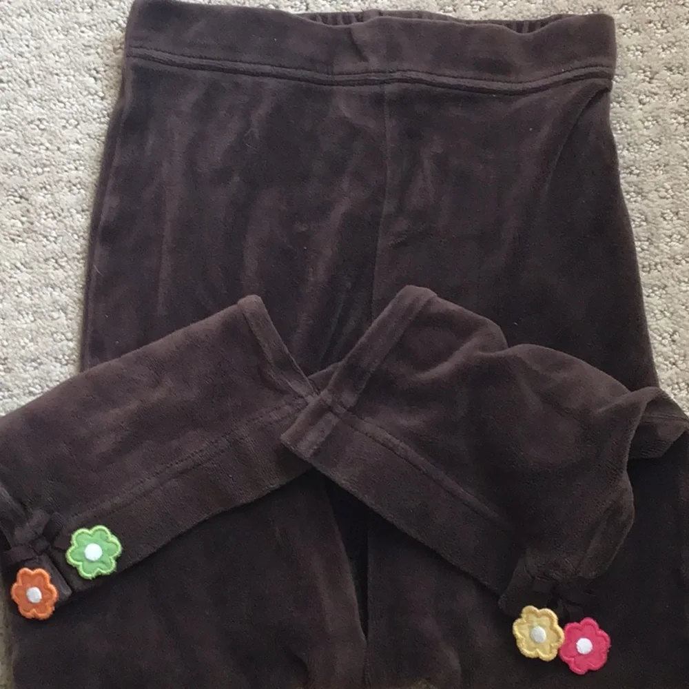 Gymboree Brown Floral Sleeve Squirrel Two-Piece Set